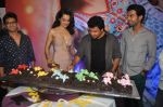 Kangana Ranaut, Raj Kumar Yadav, Vikas Bahl at the Success Party of Queen in Mumbai on 26th March 2014